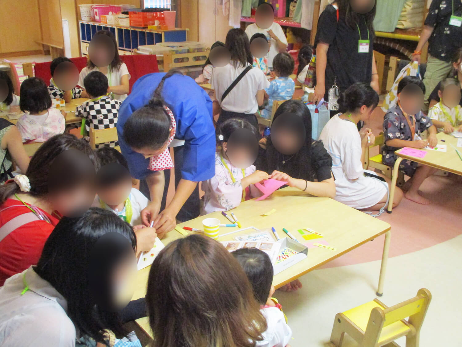 夏祭り「風車作り」