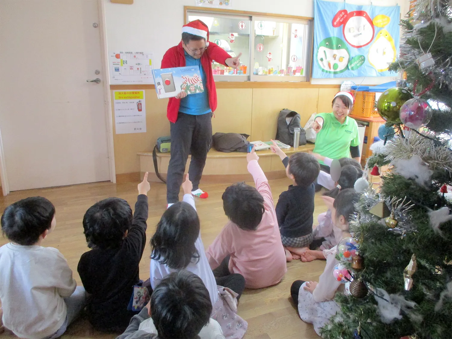 英会話「クリスマスの絵本」