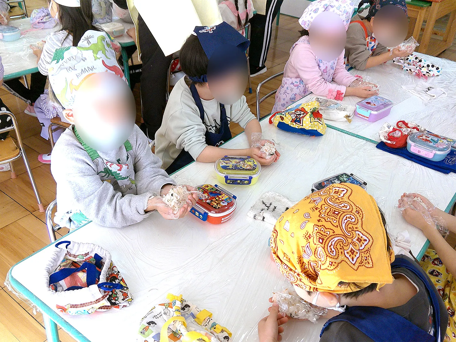 おにぎり作り②