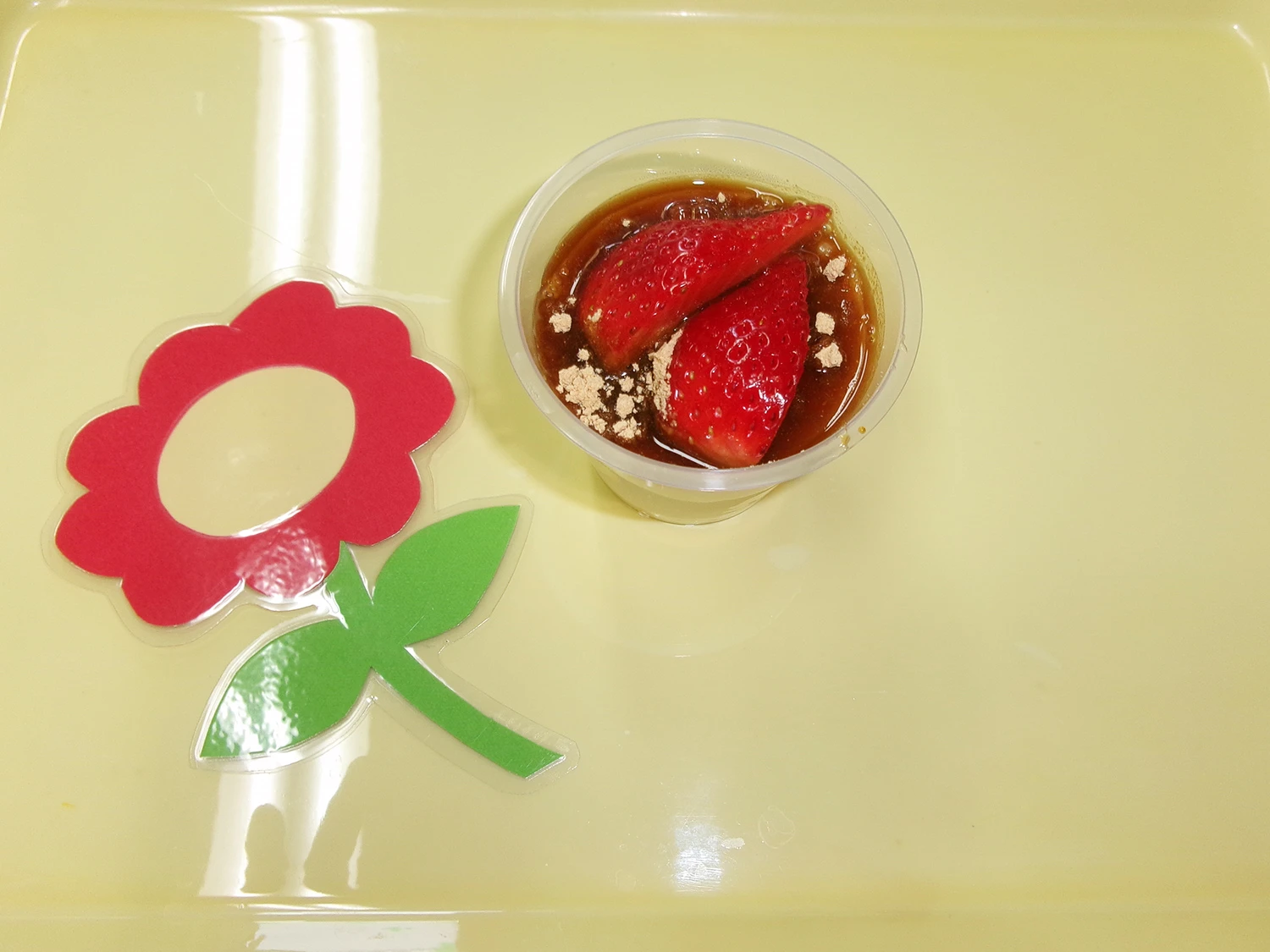 2月お誕生日豆乳プリン