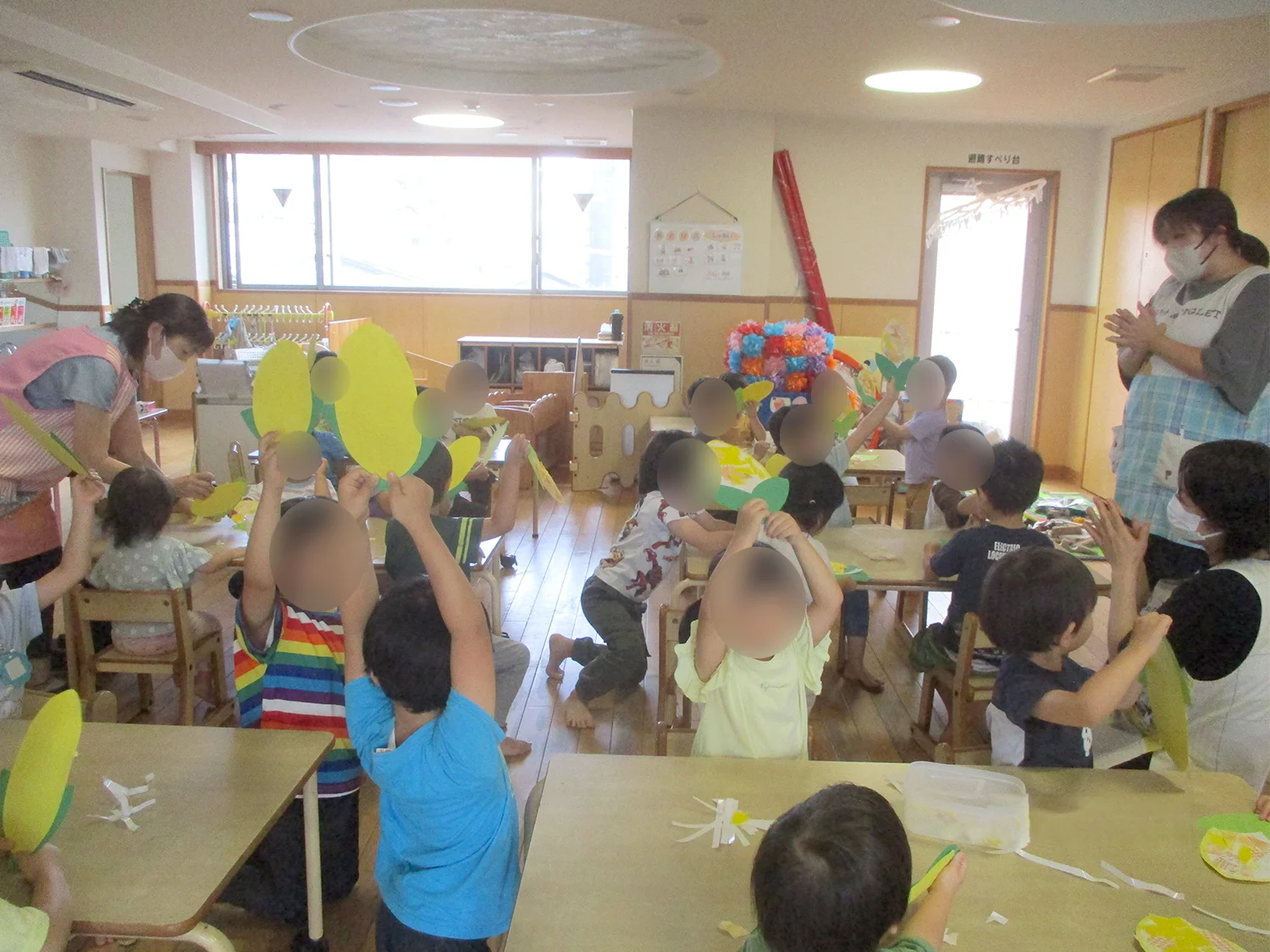 夏のひだまりバイキング「とうもろこし制作」